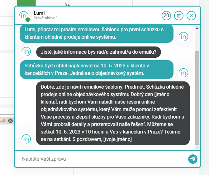 Virtuální asistentka OREXA